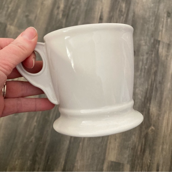 Anthropologie “S” Monogram Coffee Mug Retro Shave Style - Picture 2 of 5